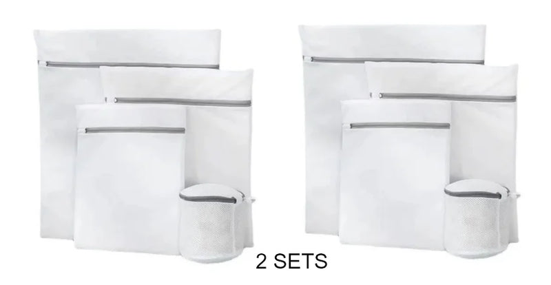 Wäschebeutel-Set CareMesh Deluxe | Feinwaschbeutel mit Reißverschluss | Schutz für BHs, Unterwäsche & Feinwäsche
