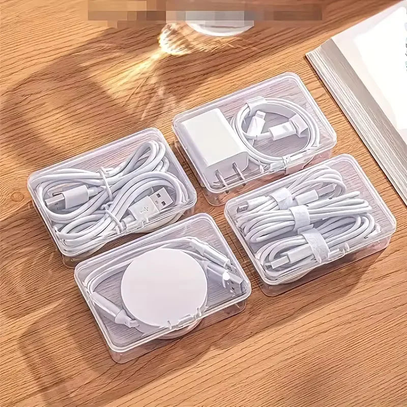 Kabelbox-Set WireNest DuoBox | Kabel- & Ladegeräte-Organizer | Robust & platzsparend | Für Büro & Zuhause