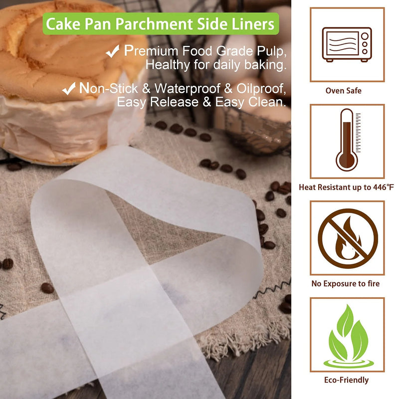 Bakello Backpapier auf Rolle 1/2/3 Stück à 20 m | Antihaft & Hitzebeständig | Für Backofen, Mikrowelle & Heißluftfritteuse | Lebensmittelecht & Wasserfes
