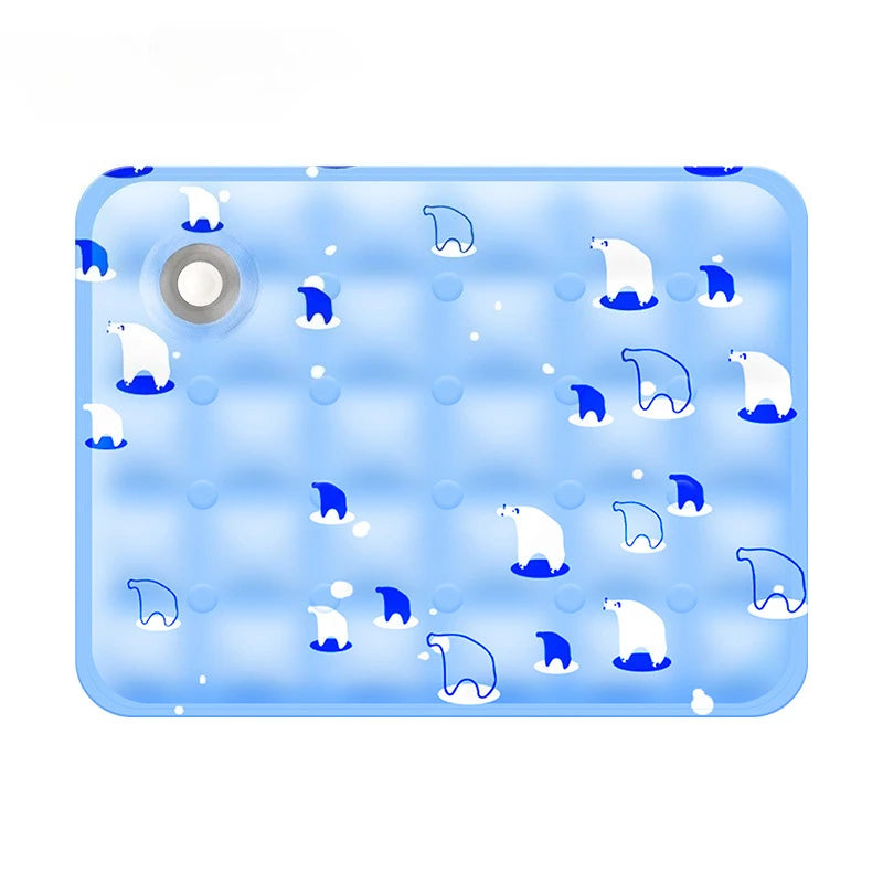 FrostiPet Kühlmatte für Hunde & Katzen | Wasserbefüllt | Extra Groß & Wiederverwendbar | Für Sommer & Sofa