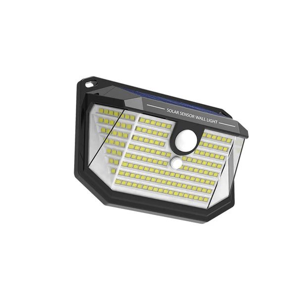 SolaNova T22 | Solar Wandleuchte mit Bewegungsmelder | 178 LEDs | IP65 Wasserdicht