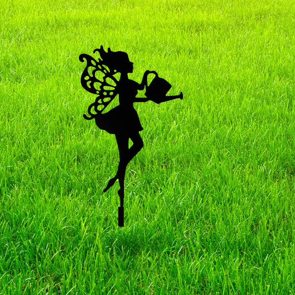 Mythura Gartenfigur im Fantasy-Stil | Metall-Dekoration für Innen & Außen | Ohne Strom | Rostfreies Eisen