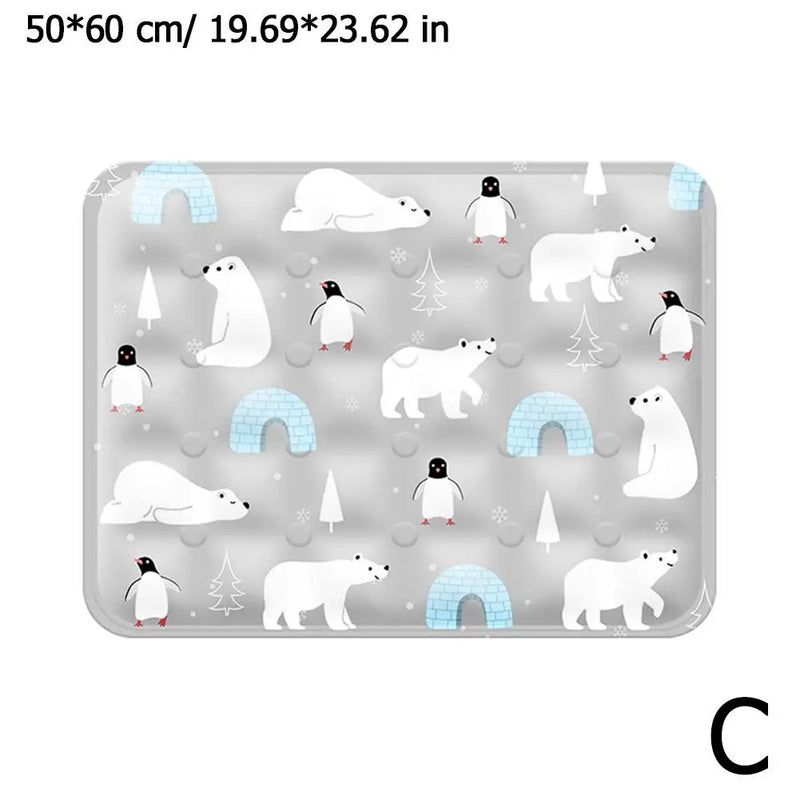 FrostPaws Kühlmatte für Hunde & Katzen | Wiederverwendbar & Gelgefüllt | Für Sommer & Reisen | PVC