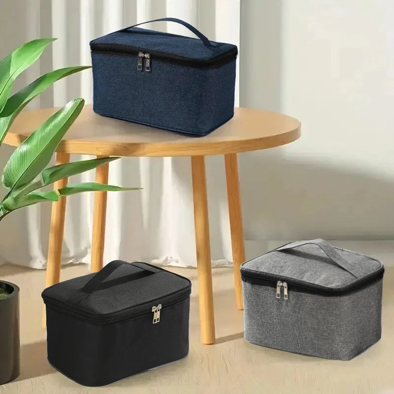Kulturtasche UrbanVantex Herren | Großes Volumen & Doppelkammer-Design | Wasserabweisend & Leicht | Aus Oxford-Gewebe