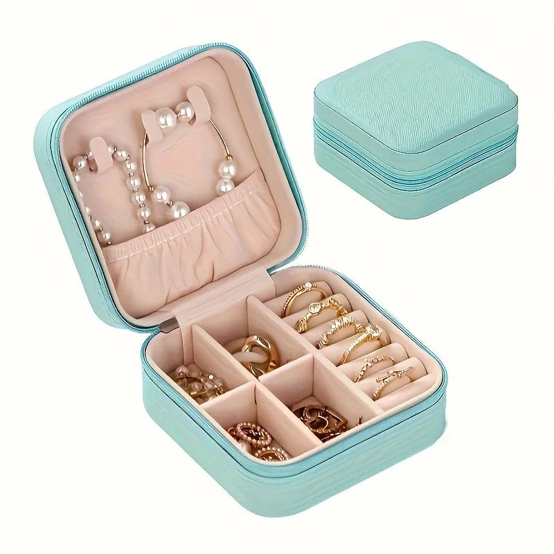 Schmuckorganizer VOYELIA | Reiseetui für Schmuck | Kompakt & Stilvoll | PU-Leder