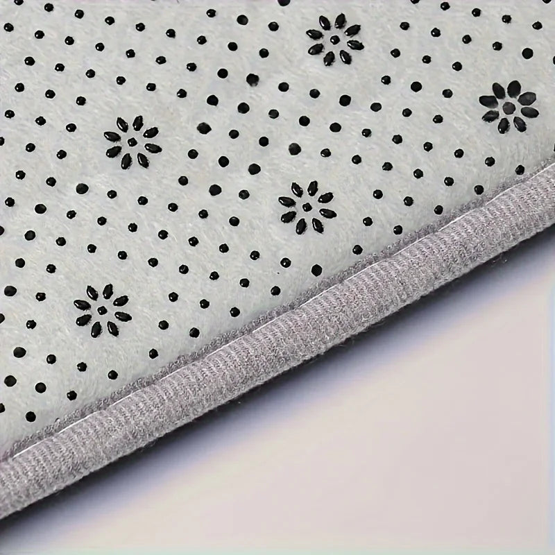 CleanLuxe Küchenmatte | L-förmig & Verdickt | Rutschfest, Ölabsorbierend & Schmutzabweisend | Weiches Flanell für mehr Komfort