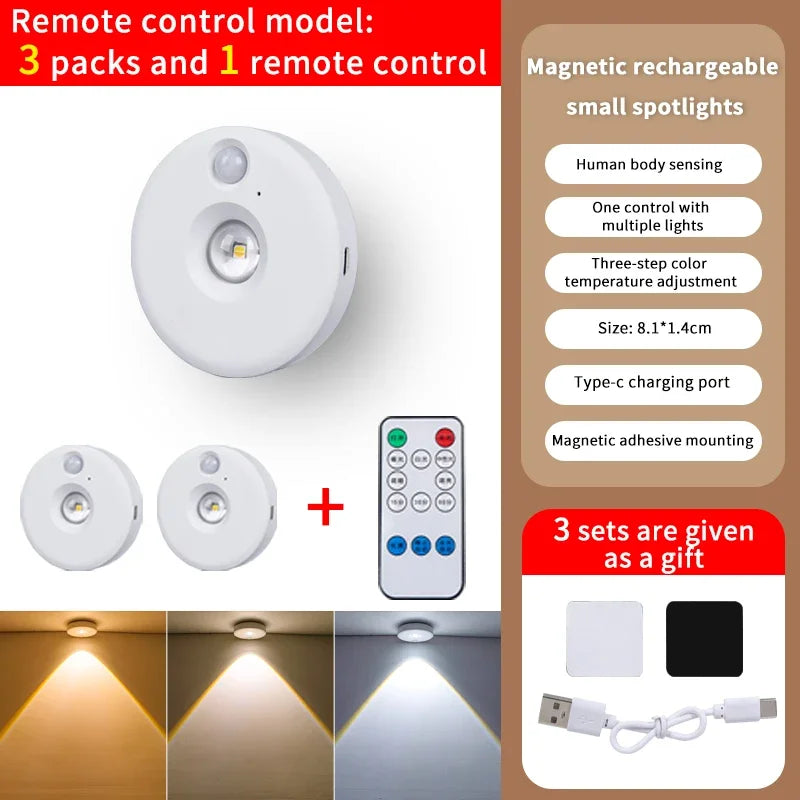 LumoLine | PIR Bewegungsmelder LED-Licht | Dimmbar & Wiederaufladbar | Kabellos