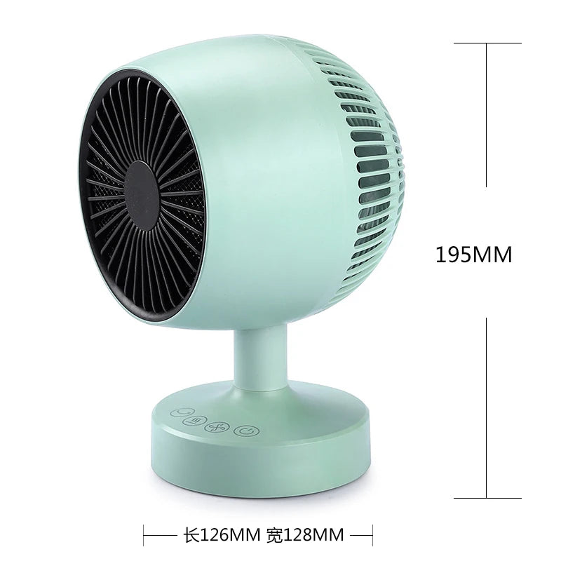 Thermolette | Tragbarer Mini-Heizlüfter | Kompakter Elektroheizer für Schreibtisch & Zuhause | Leise & Schnellheizend | Energiesparend für Wintertage