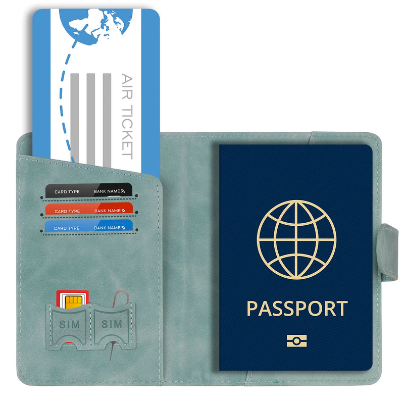 Reisepasshülle Travello | RFID-Schutz | Echtleder-Optik | Für Damen & Herren