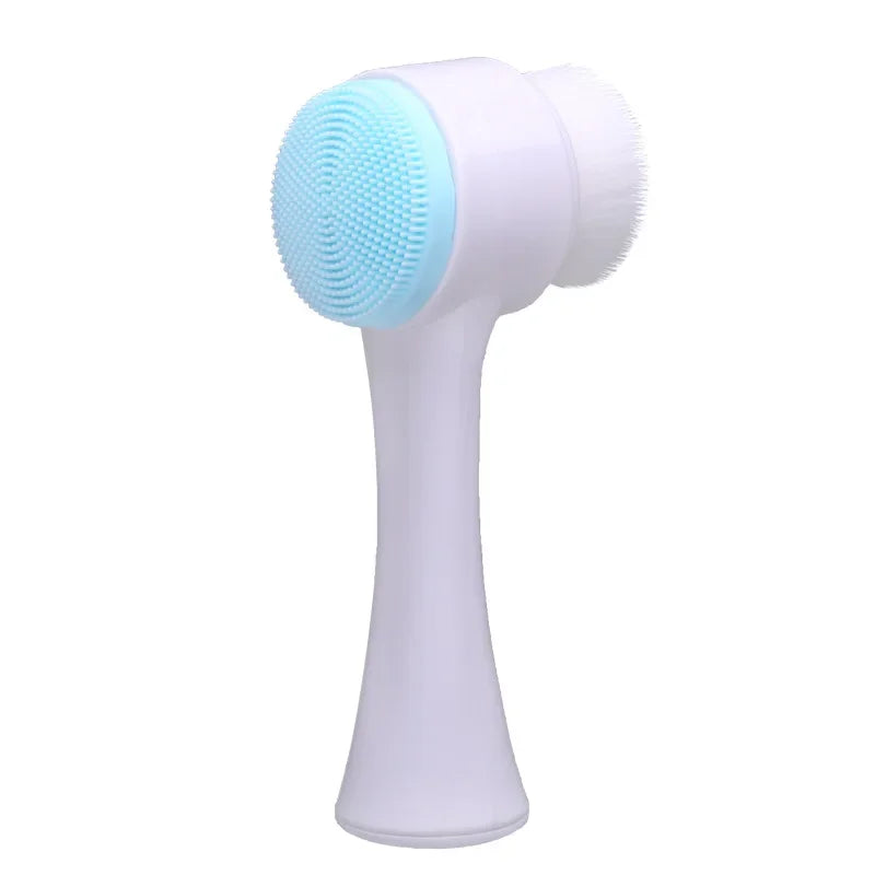 3D Silikon-Gesichtsreiniger Lumessa PureTouch | Sanfte Reinigung & Peeling | Ergonomisch & Reisetauglich | 13 cm | Pink oder Blau