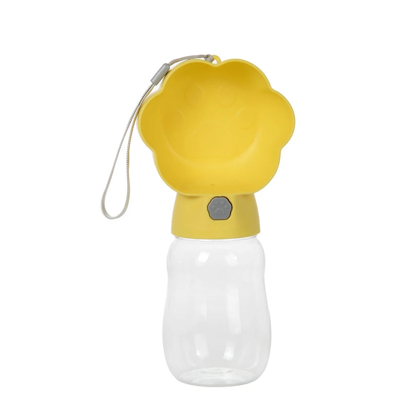 Trinkflasche Droppa DuoBottle | 2-in-1 Wasser- & Futterspender für Hunde & Katzen | Auslaufsicher & tragbar | 380 ml / 530 ml