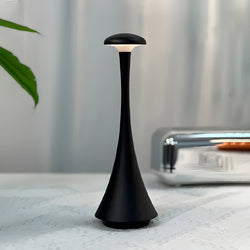 Alurina Tragbare LED Tischlampe | USB-Aufladung & 3-fach dimmbar | Marble-Look Design | Aluminium & Acryl