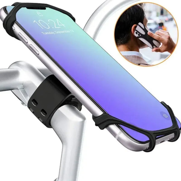 Velogrip 360 | Handyhalterung Fahrrad & Motorrad | 360° Drehbar | Universell & Stoßfest aus Silikon
