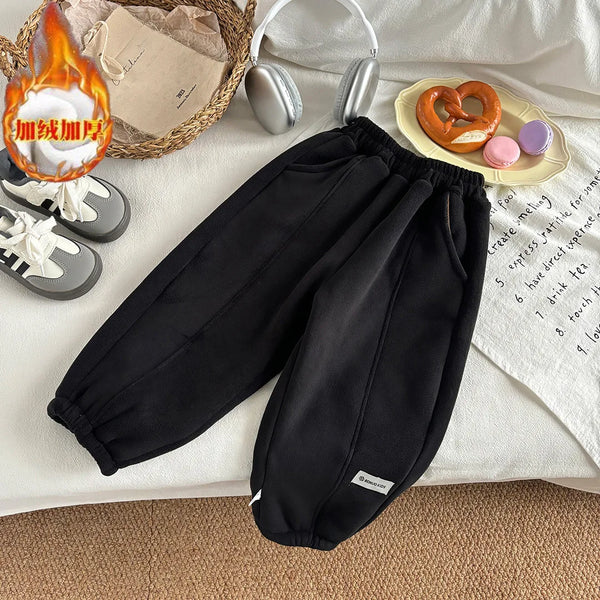 CozyCub Kinder Thermohose | Gefüttert & Warm | Bequeme Winterhose für Jungen & Mädchen | Weich & Modisch