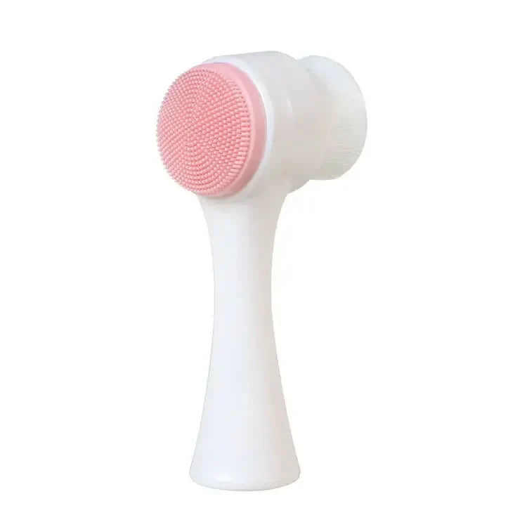 3D Silikon-Gesichtsreiniger Lumessa PureTouch | Sanfte Reinigung & Peeling | Ergonomisch & Reisetauglich | 13 cm | Pink oder Blau