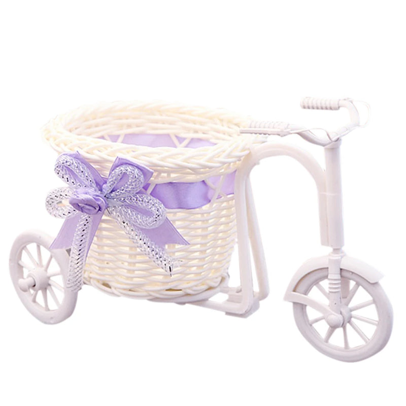 Blumenkorb Dreirad | Deko-Fahrrad 13×20 cm | Für Hochzeit, Party & Zuhause