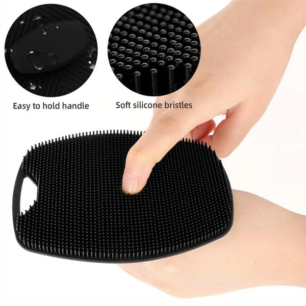 Silikon-Duschbürste Dermabloom SoftGrip | Sanfte Peeling- & Massagebürste | Für Gesicht & Körper | Unisex