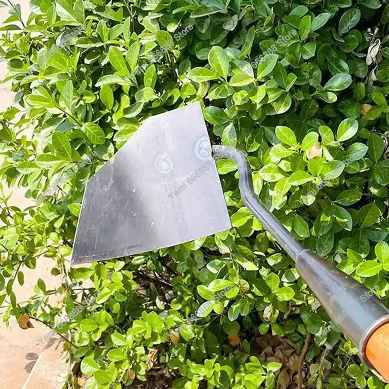 TerraForge Spitzhackenkopf aus Manganstahl | 42 cm gebogener Griffansatz | Rostfrei & Extrem Robust | Für Umgraben & Unkrautentfernung