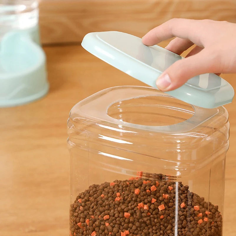 Petuvo Automatischer Futter- & Wasserspender | Für Hunde & Katzen | Selbstnachfüllend
