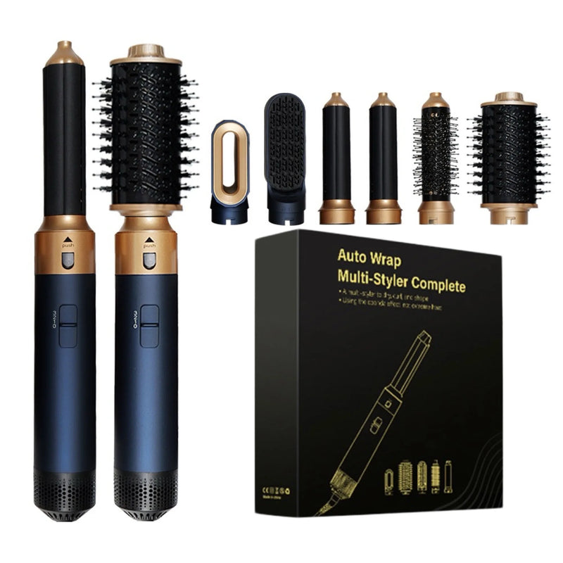 Multistyling-Föhn StyleVibe Pro 6-in-1 | Haartrockner, Glätteisen & Lockenstab | Mit Bürstenaufsätzen | 220–240 V EU-Stecker