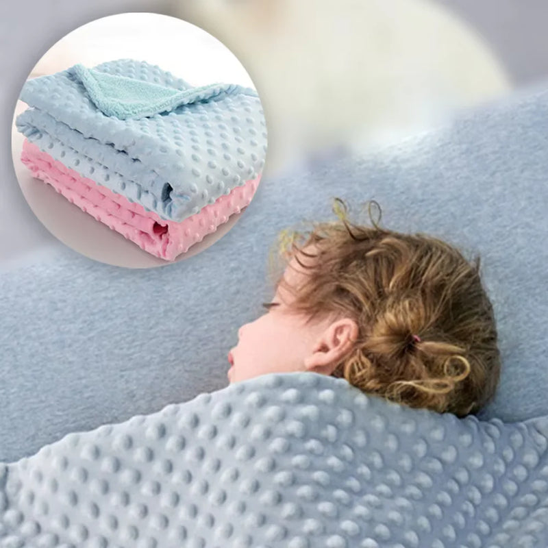 CuddleNest Baby | Babydecke & Pucktuch | Weiches Fleece & Baumwolle | Wärmend & Atmungsaktiv | Für Neugeborene