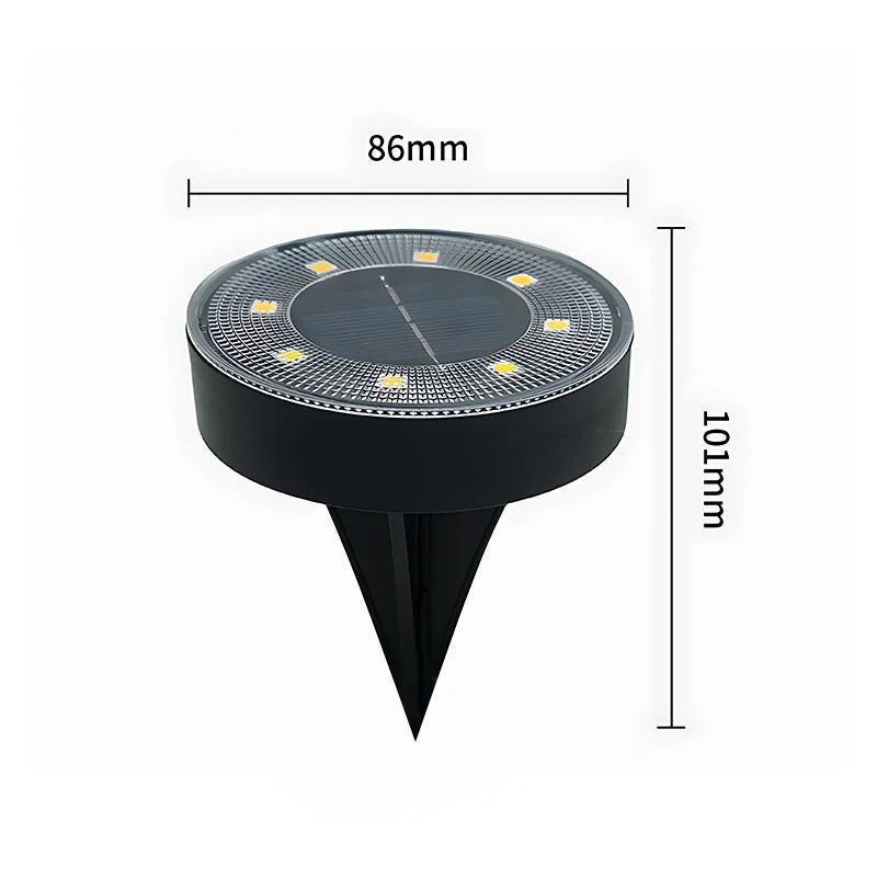 Terraluna Solar Bodenleuchte LED | IP68 Wasserdicht | Automatische Lichtsteuerung | Für Garten, Weg & Terrasse