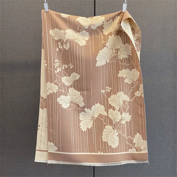 Cashmira | Damen Winter Schal | Luxuriöses Muster | 65 × 190 cm | Weich & Warm