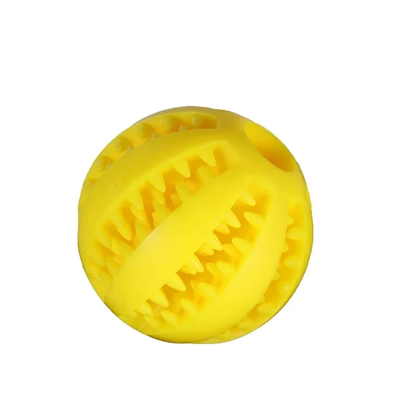 Hundespielball ChewPlay FlexiBall | Interaktives Gummispielzeug mit Futterfunktion | Zahnpflege & Kauspiel | Für kleine Hunde