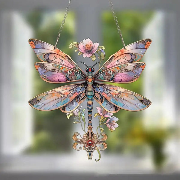 Vivarillo Acryl Schmetterlings-Dekoration | 2D Wand- & Fensterdeko | Wetterfest | 15 × 15 cm