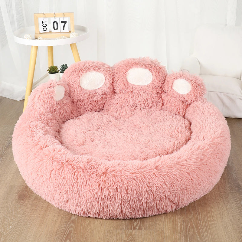 Hundebett Pawlana | Flauschiges Kuschelnest | Orthopädisch & Waschbar | Für Hunde & Katzen