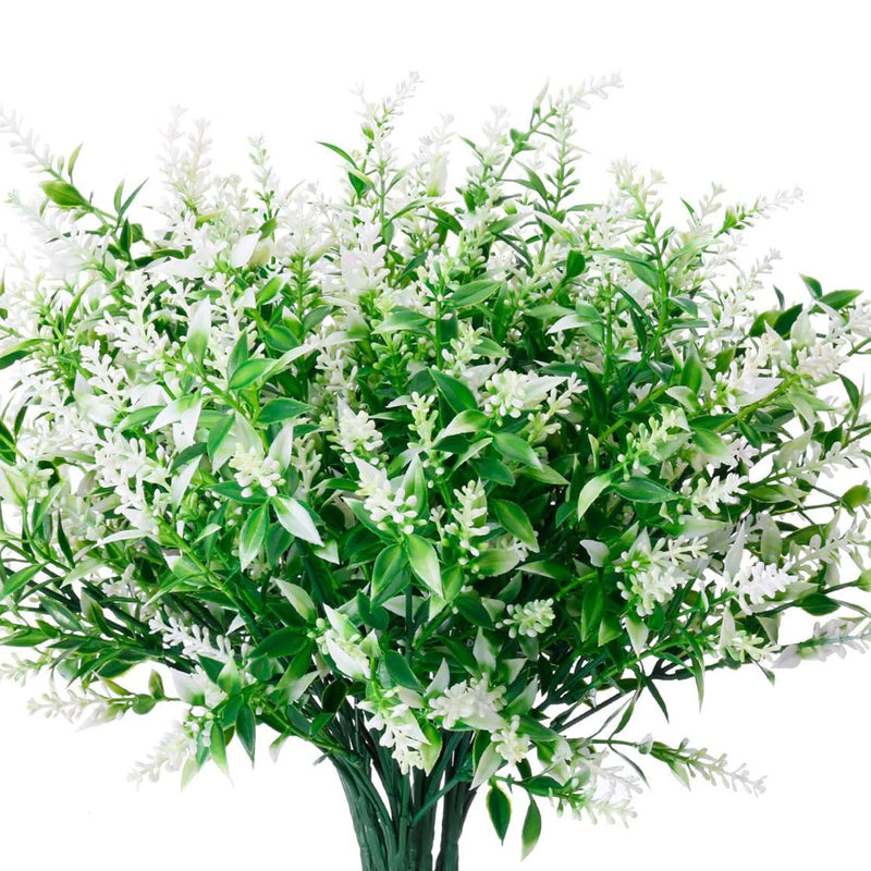 Florabell 12er Set Künstlicher Lavendel | Kunstpflanzen für Hochzeiten, Vasen, Kränze & Dekoration | Für Innen & Außen