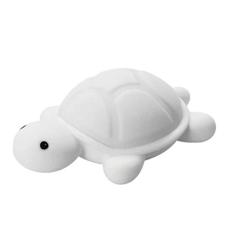 ShellGlow LED Nachtlicht | Niedliche Schildkröte | Weiches Silikon | Farbwechsel & Warmlicht | USB-C Wiederaufladbar | 10,2 × 15,8 × 6,1 cm