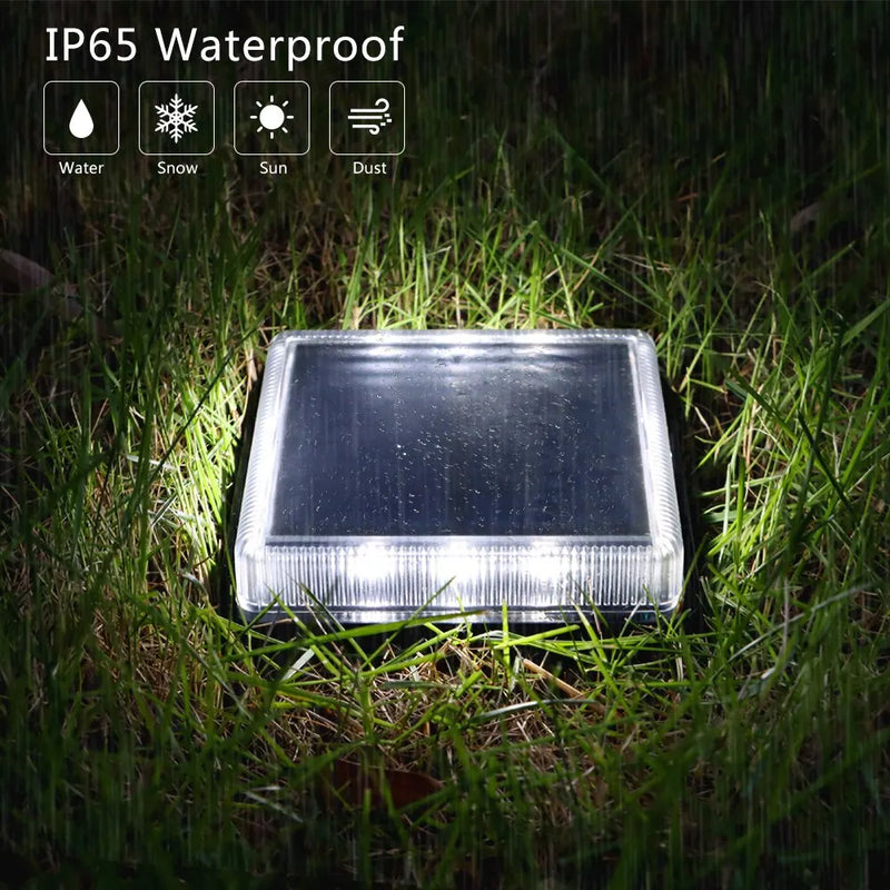 Solar Treppenlicht Solura | 360° Beleuchtung | IP68 Wasserdicht | 800mAh Akku