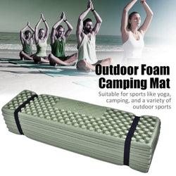 TrekLuma Faltbare Isomatte | Ultraleicht & Wasserdicht | Egg-Groove Komfort | Für Outdoor & Camping
