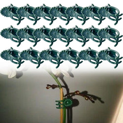 PlantClip Orchid | 20er-Set Pflanzenclips für Orchideen & Rankpflanzen | Wiederverwendbar & UV-beständig | In Grün oder Kaffeebraun