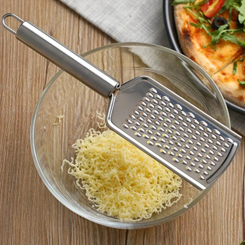 Gratello MultiGrate Classic Handreibe aus Edelstahl | Vielseitig für Käse, Gemüse & Obst | Ergonomisch & spülmaschinenfest