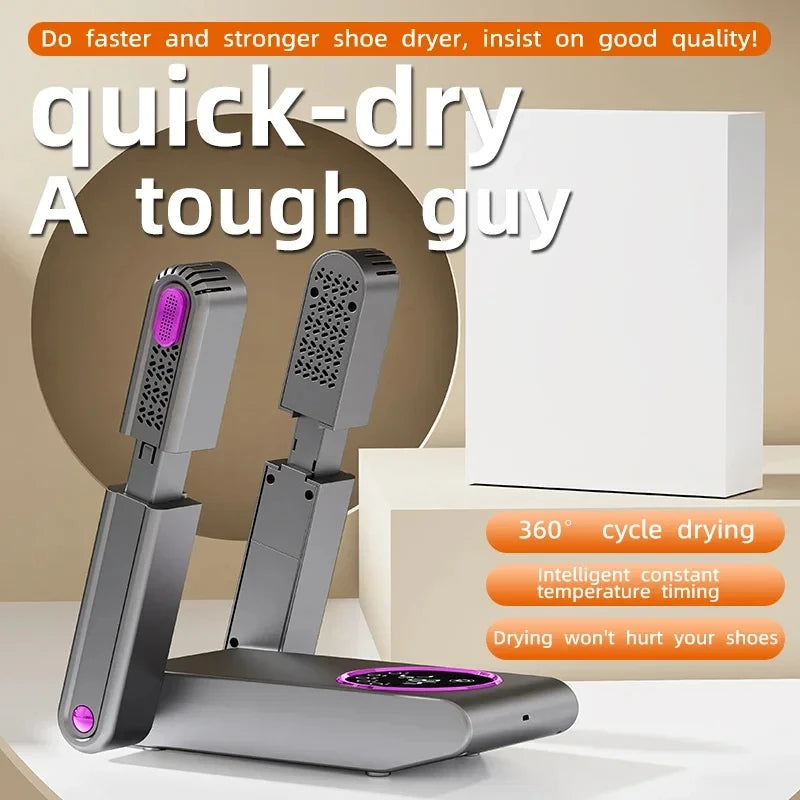 DryStep Eco | Energiesparender Schuh-Trockner | Kompakt, Schnell & Vielseitig | Für Sneaker, Stiefel & Sportschuhe