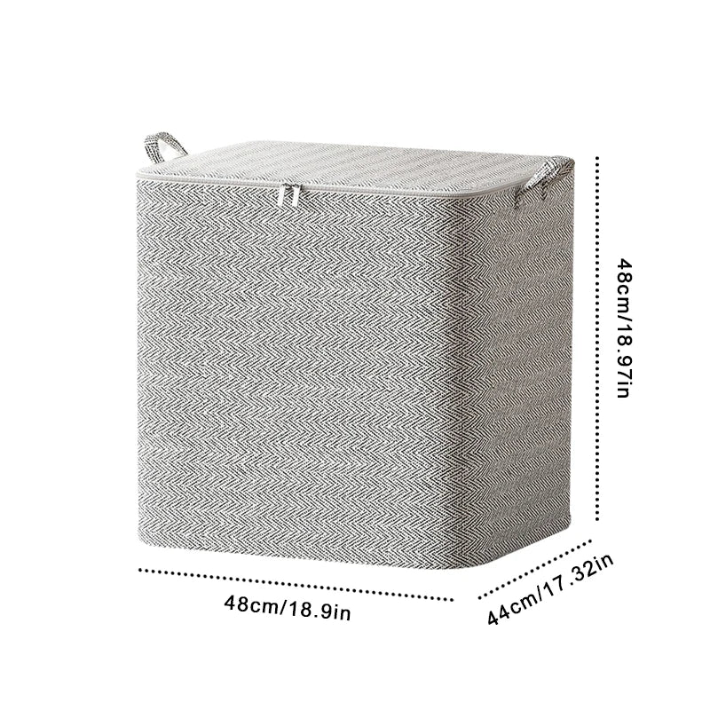 Faltbox VarioFold | Staubdicht & mit Sichtfenster | Große Kapazität | Textil-Aufbewahrungsbox