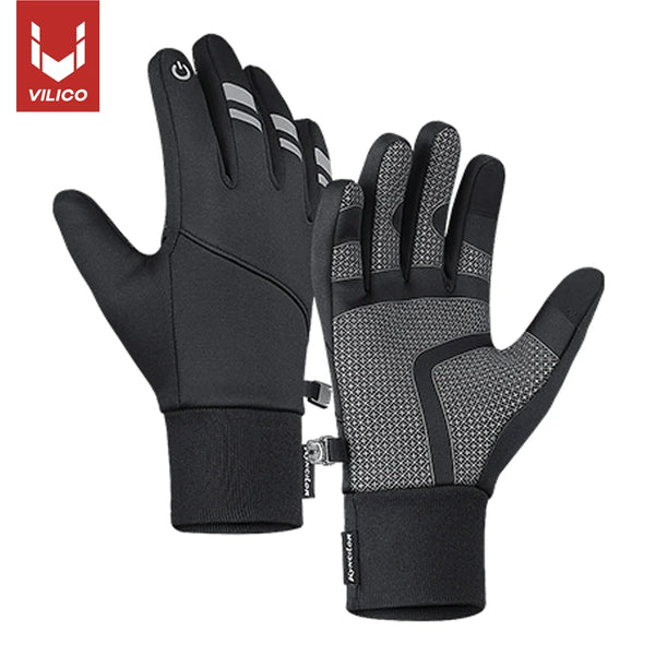 NordFrost Pro Gloves | Winddichte Winterhandschuhe | Touchscreen & Rutschfest | Wasserdicht & Warm für Radfahren & Outdoor
