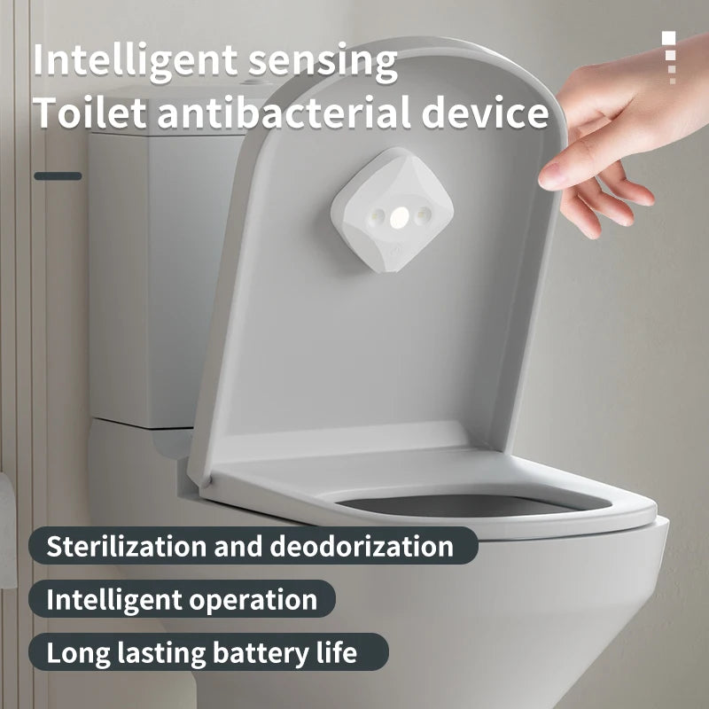 UV-Toiletten-Desinfektionslampe PureLoo | 8 x 8 cm | Wiederaufladbar & Automatisch