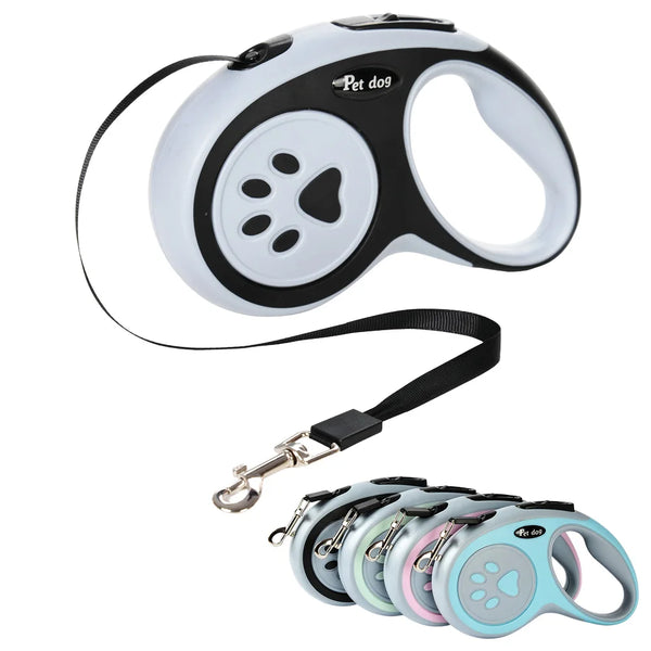 Hundeleine PawFlex | Automatisch Ausziehbar | Nylon & ABS | Für Kleine bis Große Hunde & Katzen
