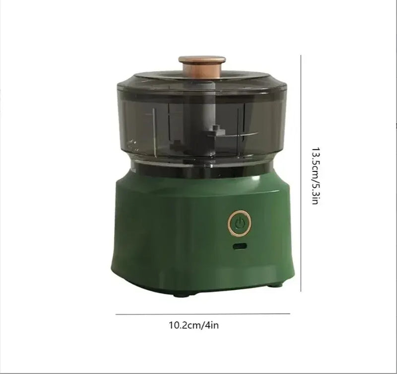 Mini-Küchenmaschine MixiChef 350 | Kabellos mit USB-Ladung | 350 ml | Zerkleinern, Mixen & Pürieren