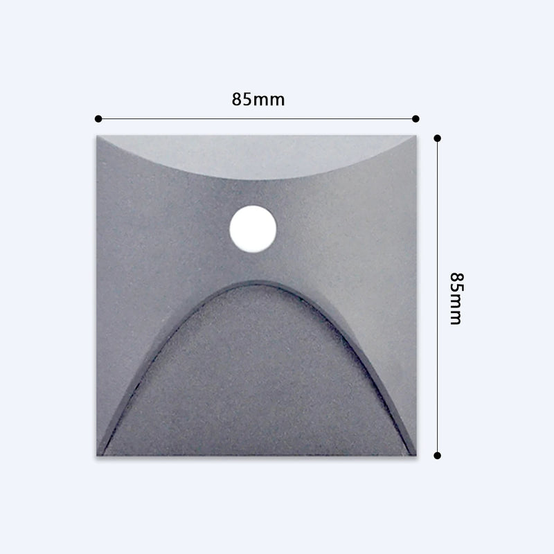 LumiStep Außenwandleuchte mit Bewegungssensor | IP65 Wasserdicht | Treppen- & Gartenbeleuchtung | Aluminiumgehäuse