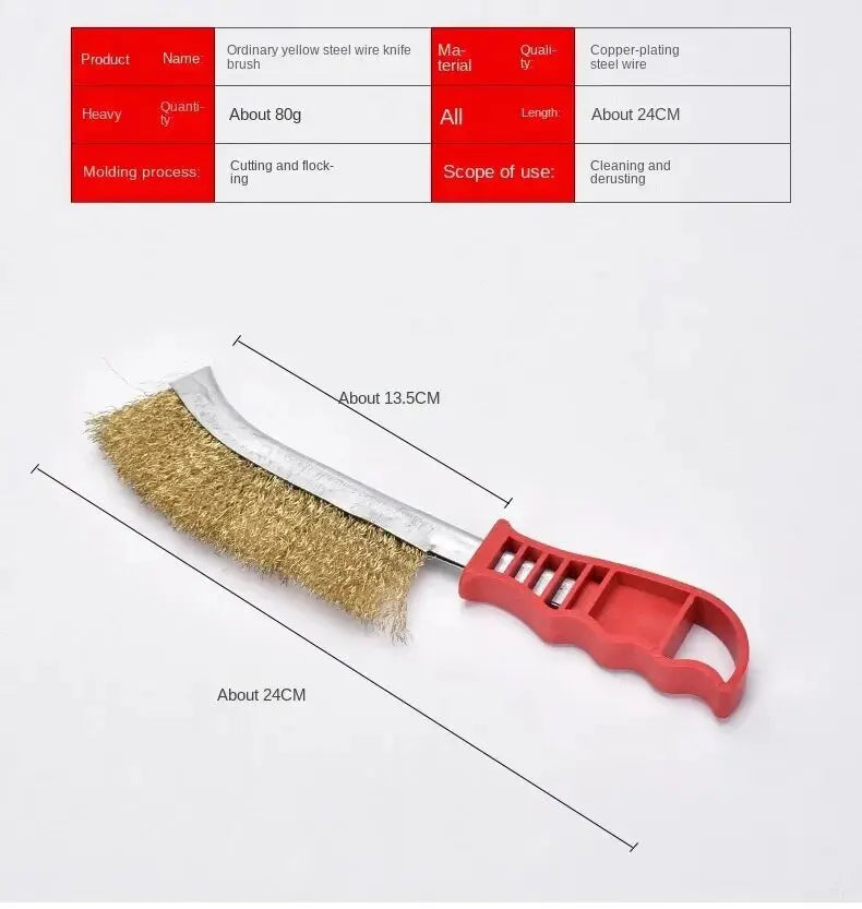 GrillKlar Grillbürste aus Stahl | Rostfrei & Langlebig | Für BBQ, Küche & Outdoor | Mit Aufhängeöse | 22x3 cm
