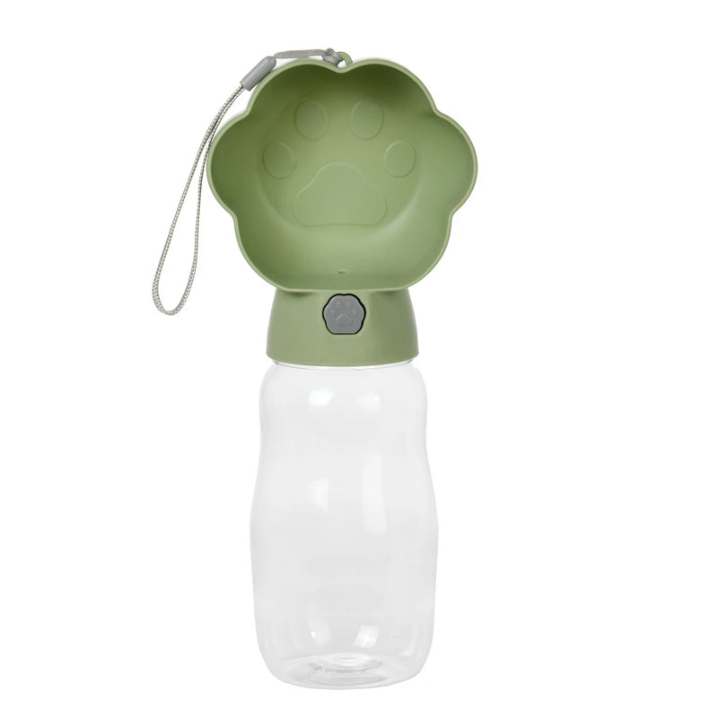 Trinkflasche Droppa DuoBottle | 2-in-1 Wasser- & Futterspender für Hunde & Katzen | Auslaufsicher & tragbar | 380 ml / 530 ml