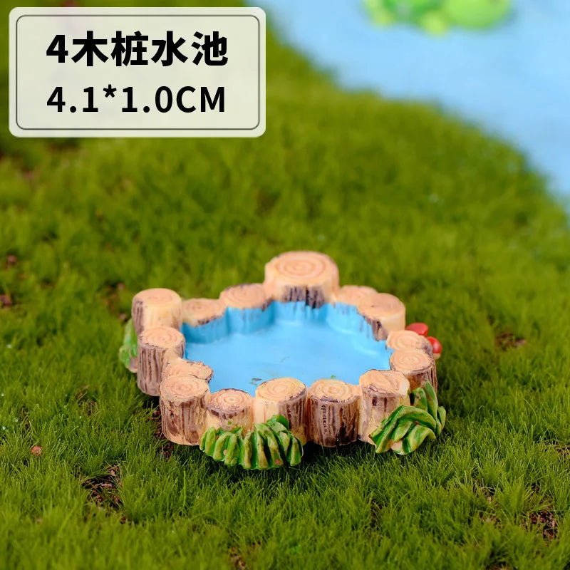 Miniatur-Brunnen FairyWell | Handgefertigte Resin-Statue | Dekoration für Feengarten & Miniaturwelt