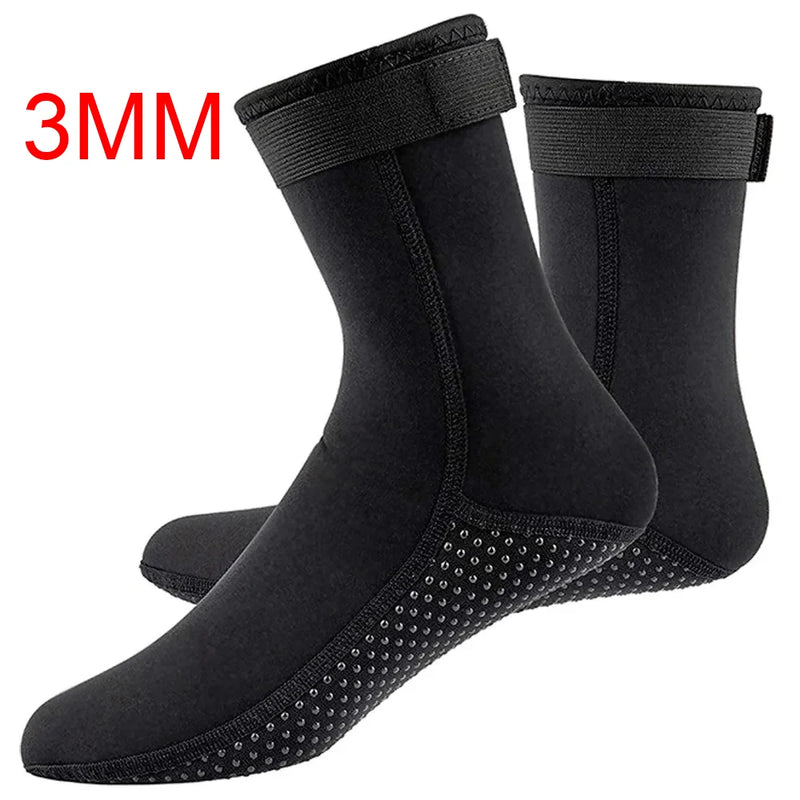 AquaShield Neopren Socken | 0.3–0.5 cm Tauch- & Surfsocken | Rutschfest & Wärmend | Für Schnorcheln, Schwimmen & Wassersport