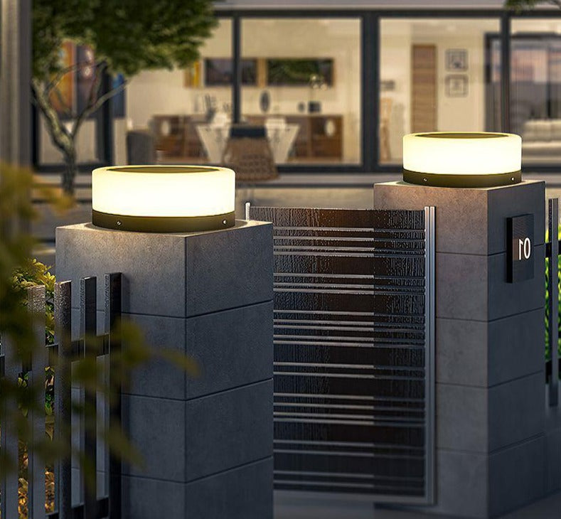 Solar-Wandleuchte LumaSteel | Mit Dämmerungssensor | Edelstahl & Aluminium | IP65 Wetterfest | LED Warmweiß