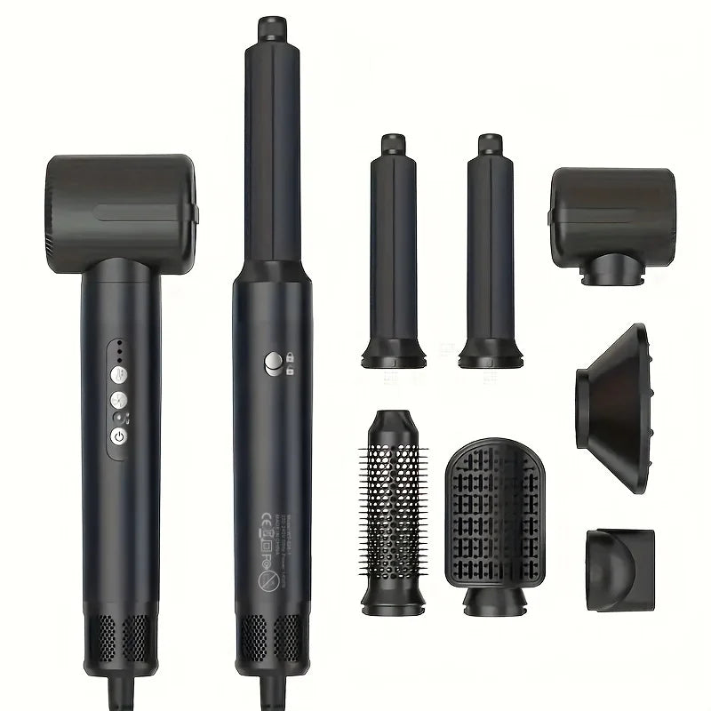 Haartrockner StyloVibe Pro | 7-in-1 Föhn mit Auto-Curler & Diffusor | Brushless-Motor | Für Glätten & Locken