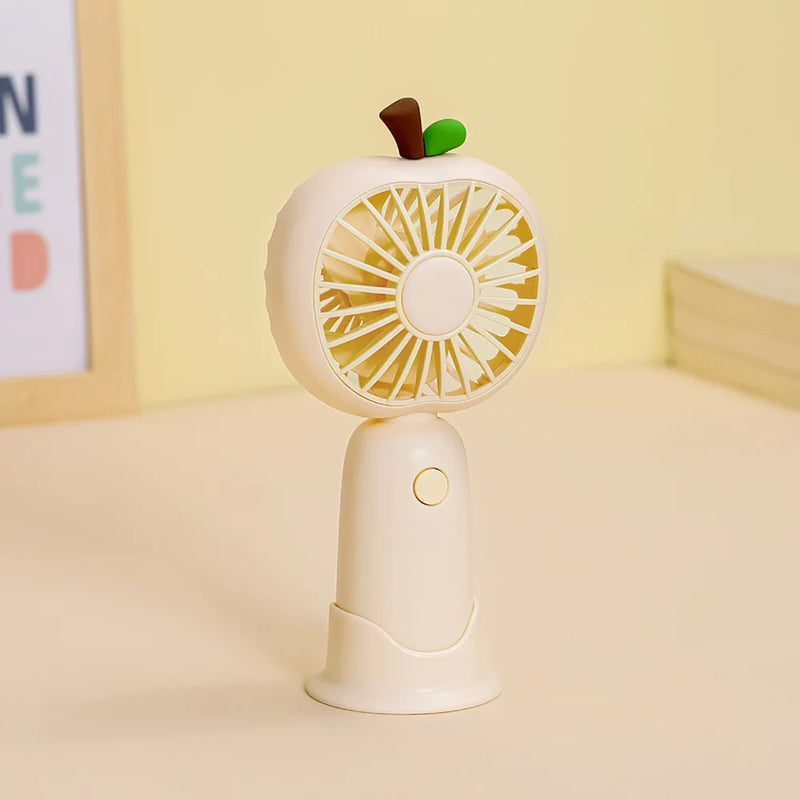 Mini-Handventilator FruBreeze | USB-Ladung | Tragbar & Leise | Sommer-Gadget im Frucht-Design